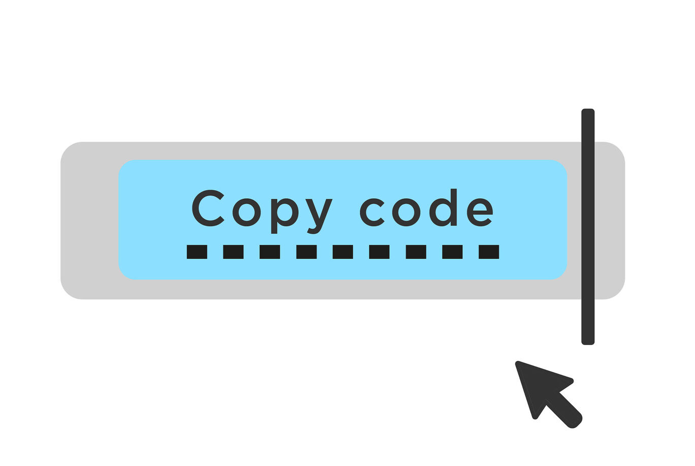 Button with the text 'Copy code' and a cursor.
